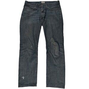 Naked & Famous WeirdGuy Jade Selvedge Denim Jeans Size 34x30